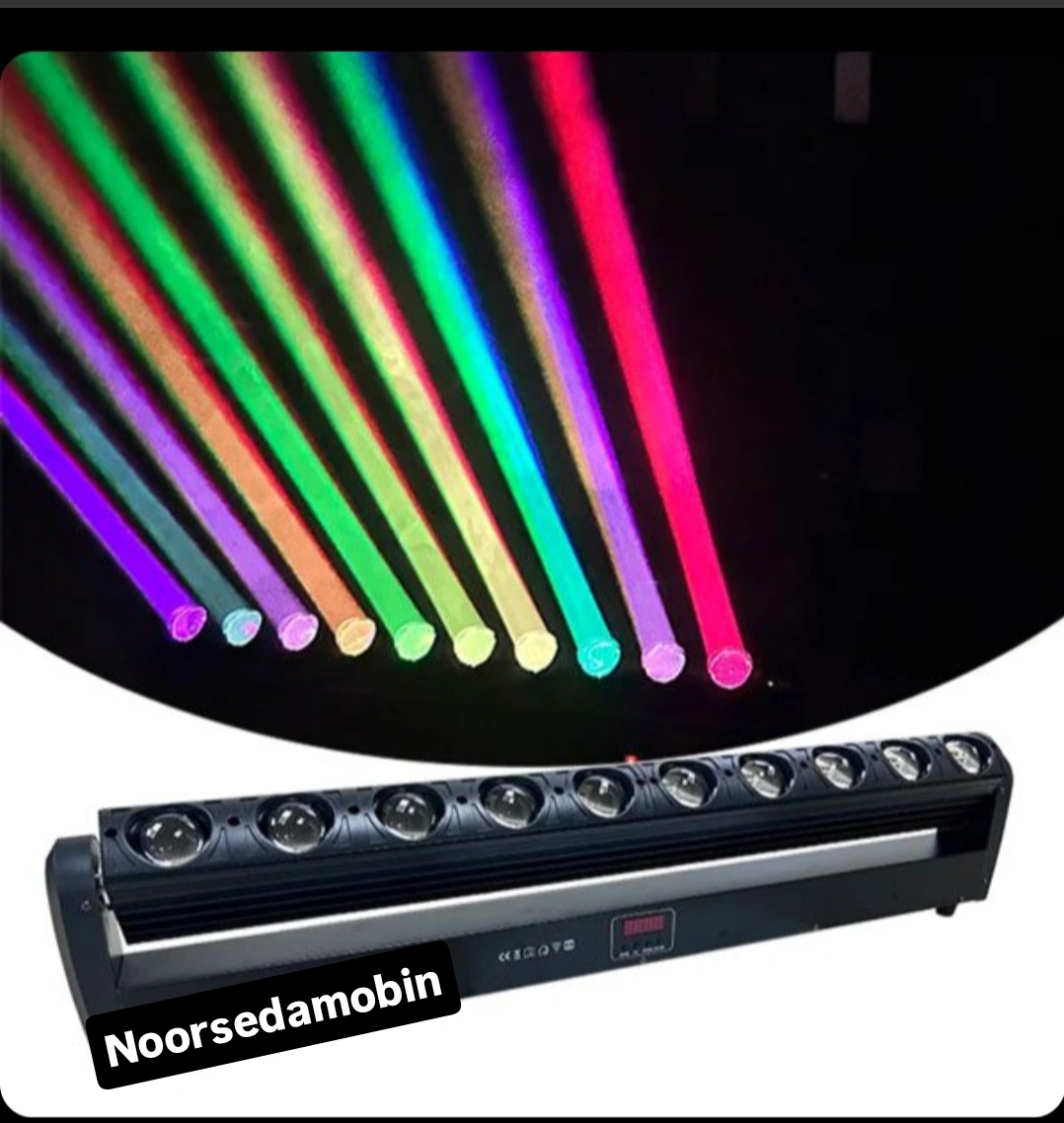 مووینگ سوییپر 10×40وات فول کالر  RGB